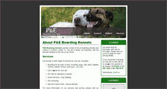 Desktop Screenshot of peboardingkennels.ie