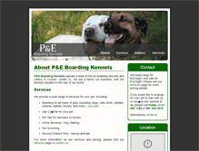 Tablet Screenshot of peboardingkennels.ie